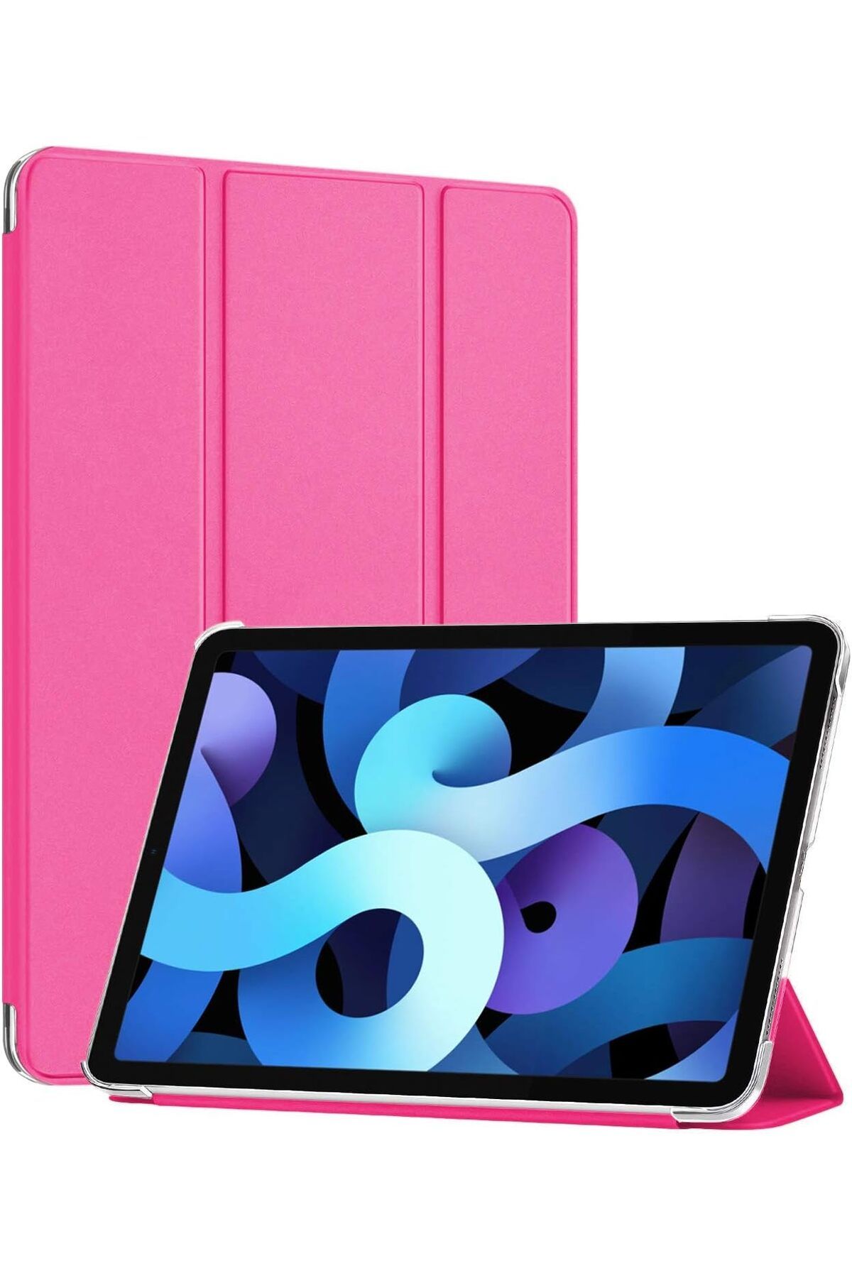 KDROĞLU KDROGLU iPad Air 5.Nesil 2022 için Kılıf (A2588-A2589-A2591) Slim Translucent Back Smart Cover Pe