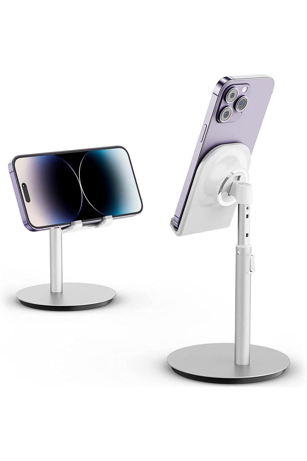 KDROĞLU KDROGLU Saiji S1-II Masa için Cep Telefonu & Tablet Standı, Ayarlanabilir Yükseklik Açısı,