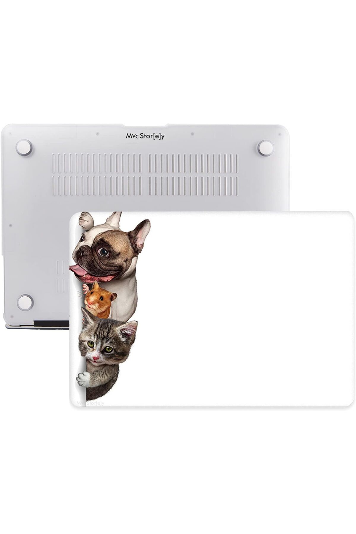 DERİK Derik Macbook Air M1 Kılıf 13inç Animal01NL (TouchID'li M1 Air) A2337 A2179 A1932 ile Uyumlu R-27