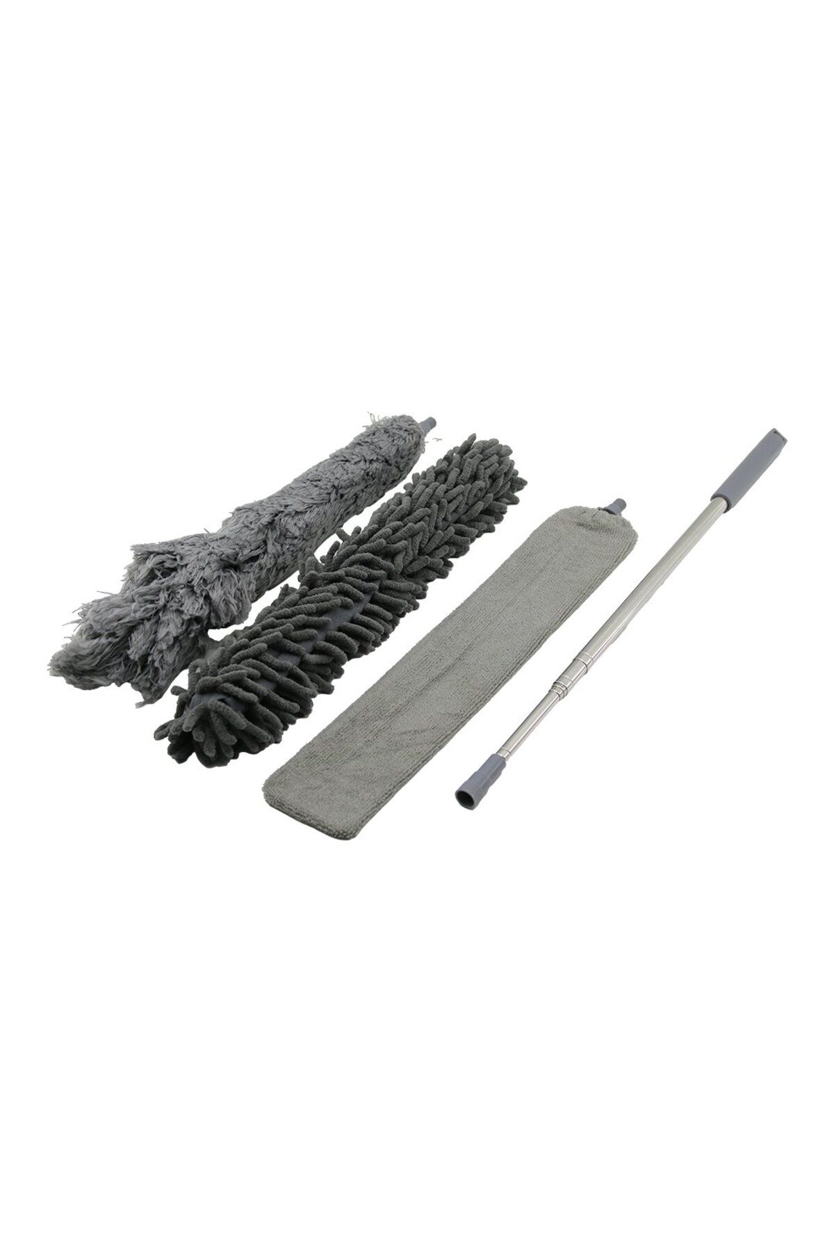 DERİK Derik 3PCS PÜSKÜL- MAKARNA- DÜZ TOZ ALMA SET ESNEK BAŞLI-43CM UZAYAN SAPLI=43-205CM BRKT-910200