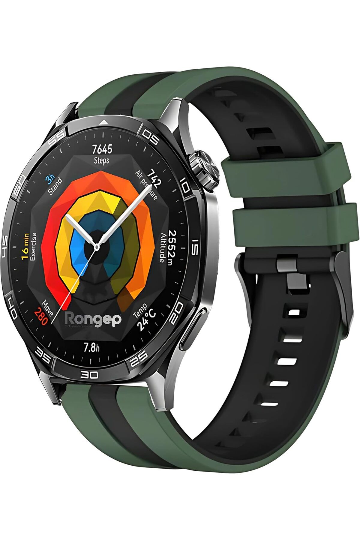 DERİK Derik Yumuşak Silikonlu 22mm Kordon ile Uyumlu Watch GT5/GT5 Pro/GT4/Watch 4 Pro/GT3/GT3 Pro/GT2/G