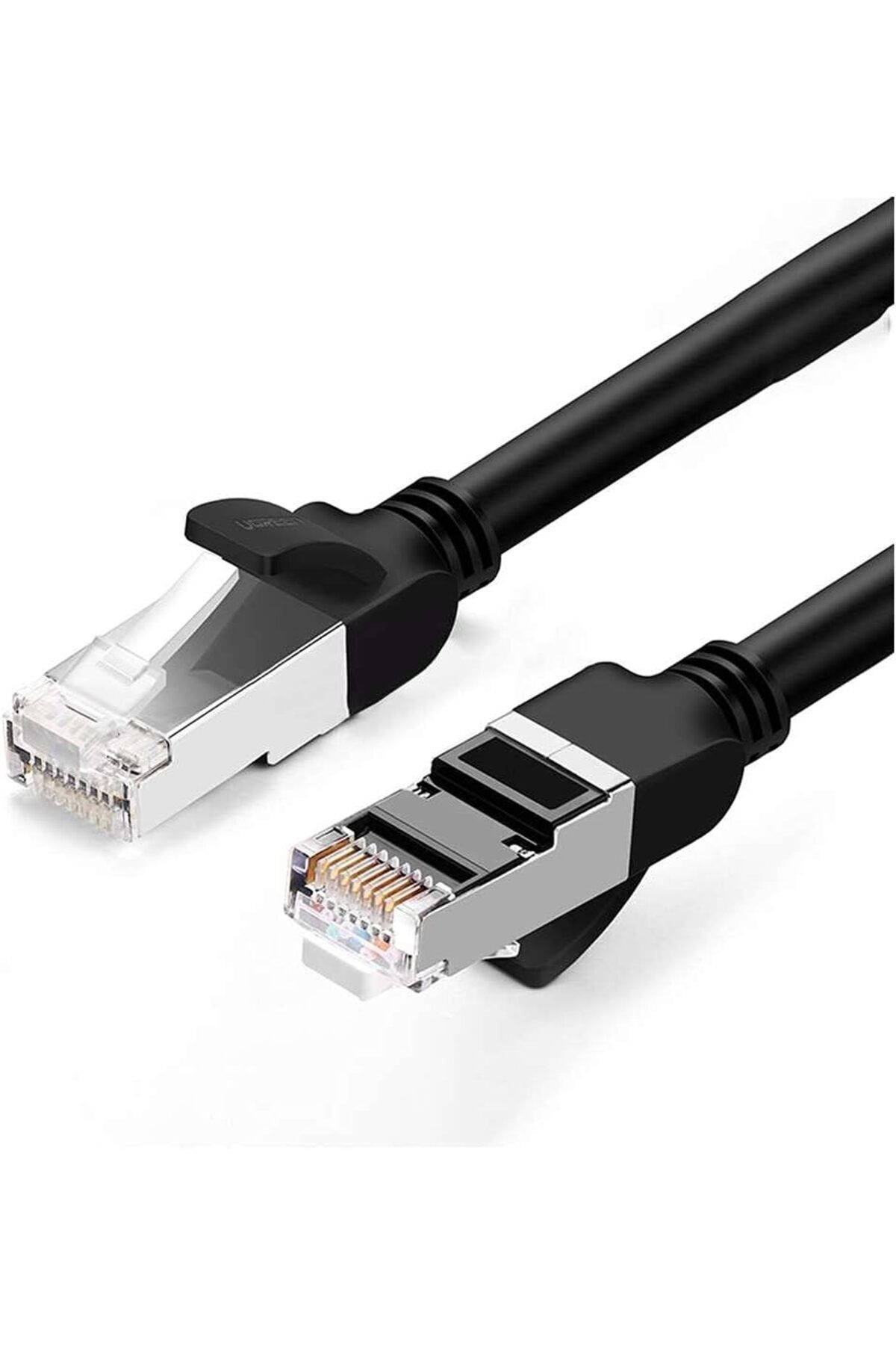 ÇAĞUR çağur Cat6 Saf Bakır Metal Konnektör Ethernet Kablosu Siyah 5 Metre YENİ 1109945