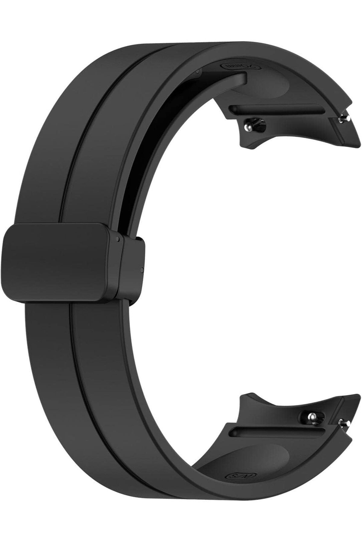 KDROĞLU KDROGLU Galaxy Watch 6 44mm için Kordon Ribbon Line Siyah New Desing 1109836