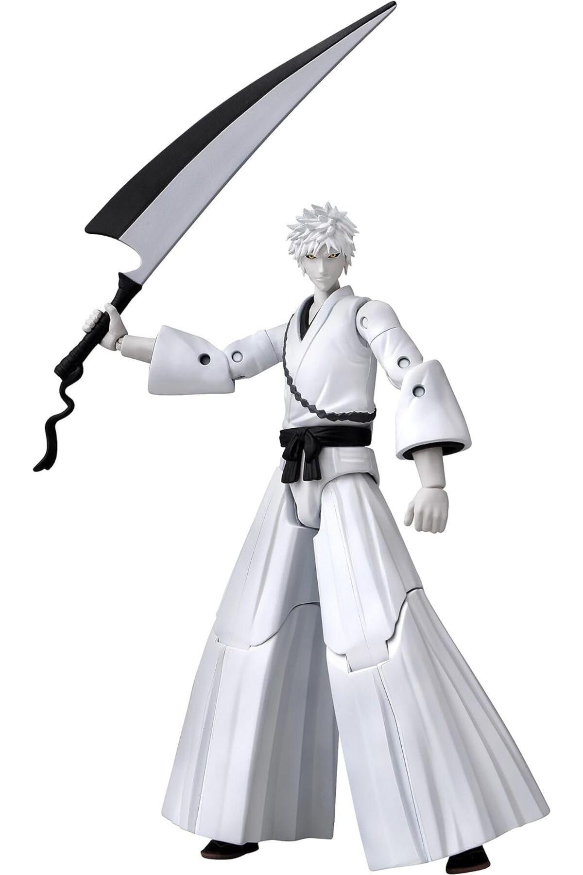 DERİK Derik 16 cm Beyaz Ichigo Kurosaki Poz Verilebilir Figür, Anime Heroes Bleach Serisi YENİ 1122015