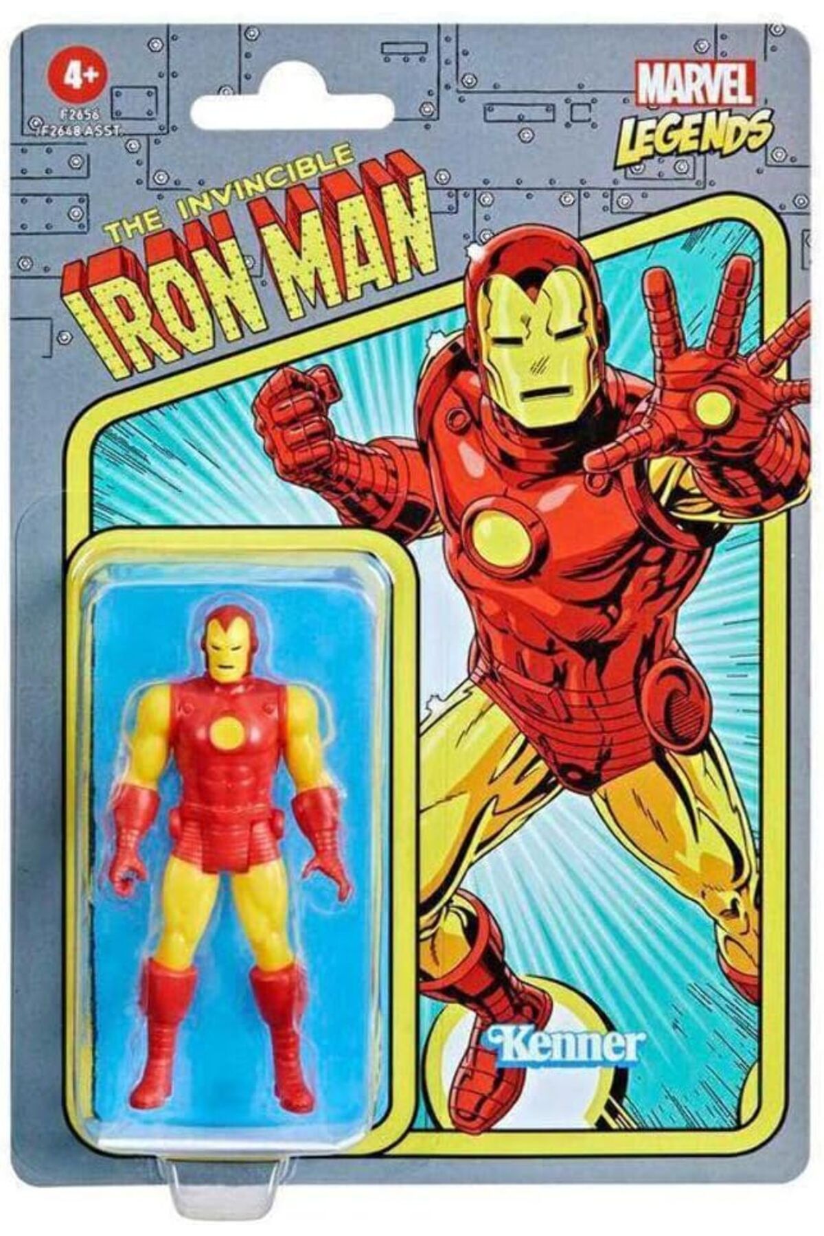 DERİK Simurg Legends Retro 3.75 inç Iron Man Aksiyon Figürü Riee