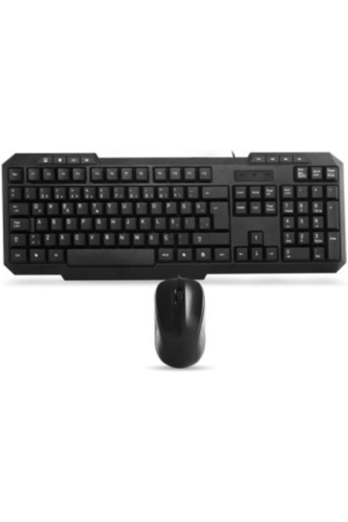DERİK Derik KM-1435 Siyah Usb Oyuncu Q Multimedia Klavye + Mouse Set YENİ 1122015