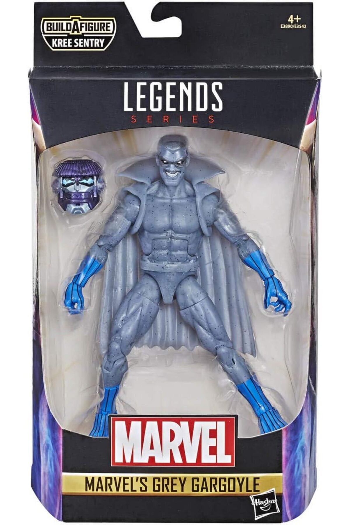 KDROĞLU GEÇMEZ Marvel Legends Series Captain Marvel Marvel's Grey Gargoyle (Kree Sentry BAF) Aksiyon Figür