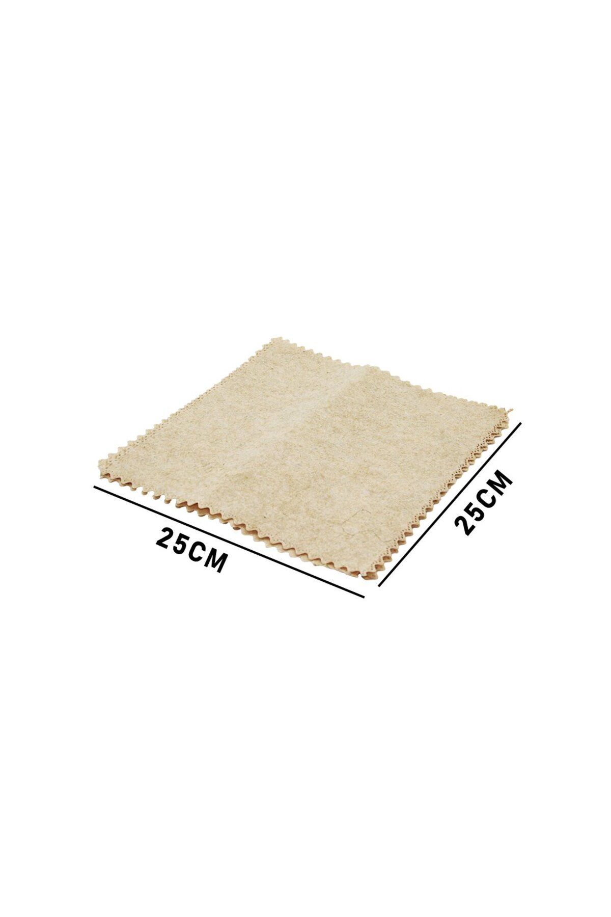DERİK Derik 3 PCS 25X25CM YEŞİL LİF KABAK BİTİKİ ÜRETİMİ SAF DOĞAL TEMİZLİK BEZİ YENİ 112201