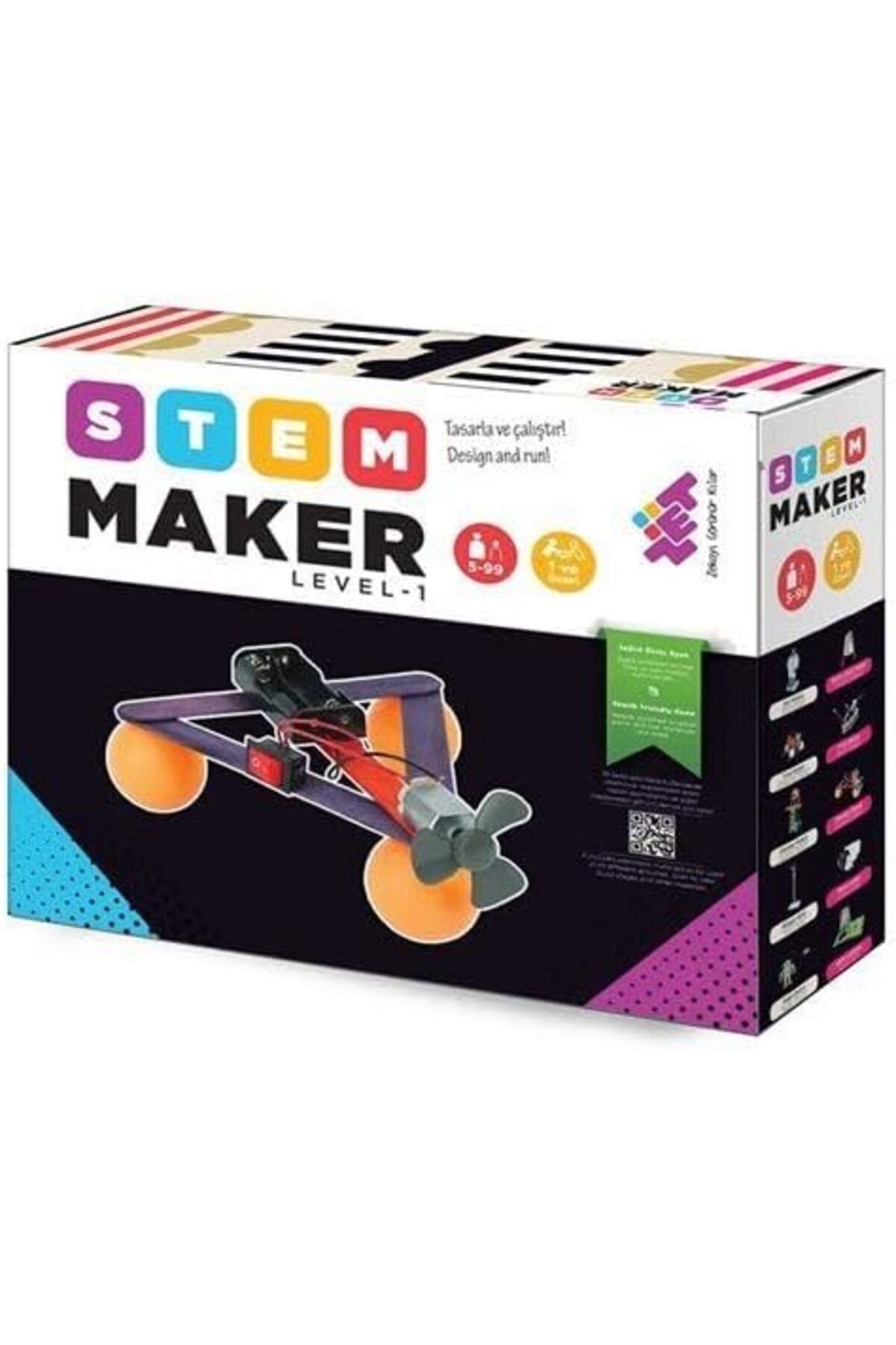 KDROĞLU KDROGLU Zeka Stem Maker Elektronik Seti Level 1 New Desing 1109836