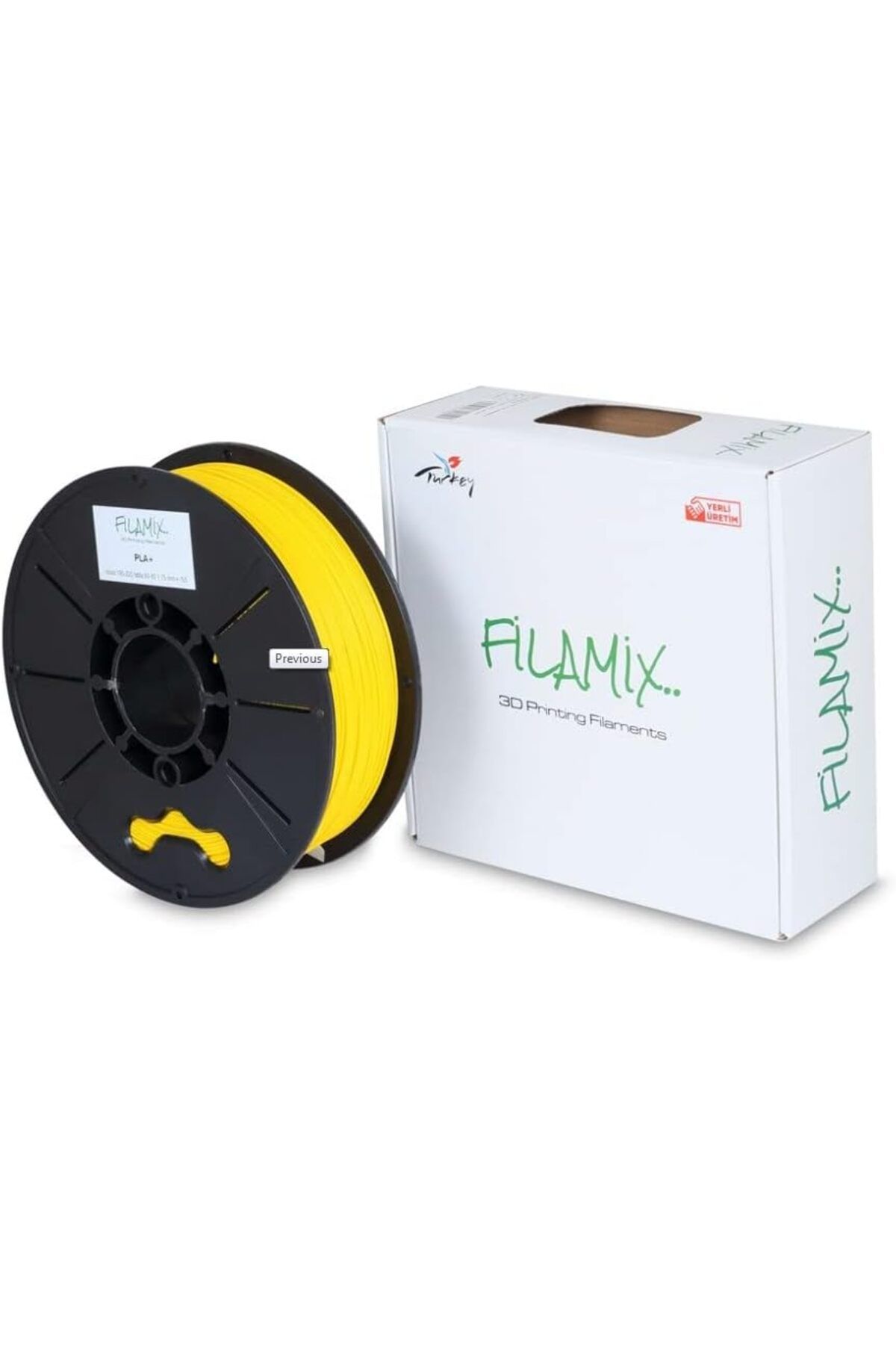 ÇAĞUR çağur Pla + 1.75 Mm Filament 1 Kg Plus Sarı YENİ 1109945