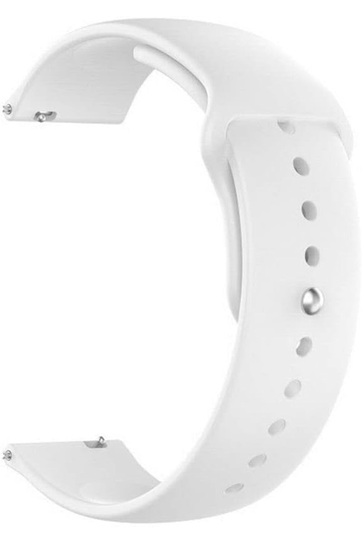 KDROĞLU KDROGLU Kordon Kayış Silikon Beyaz Galaxy Watch 3 45mm Galaxy Watch 46mm Gear S3 Classic S3 Front