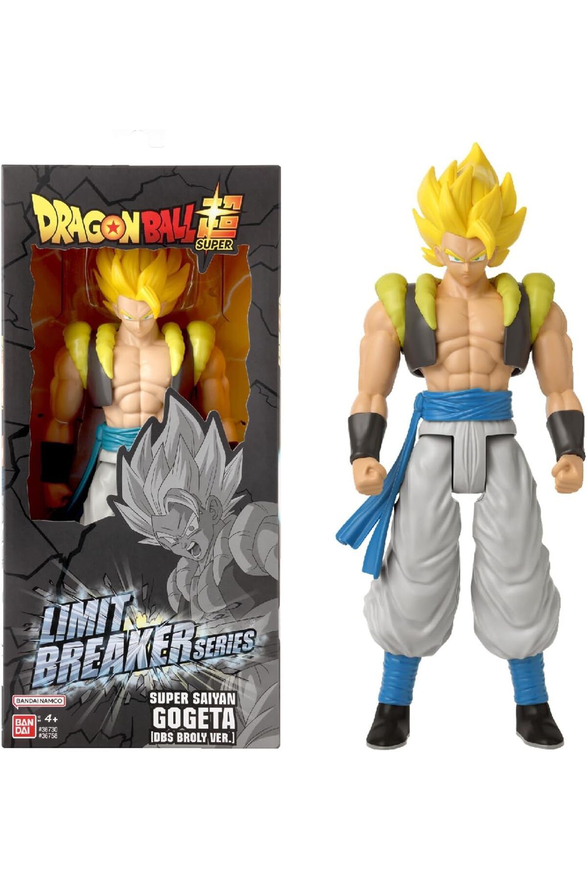 KDROĞLU 30 cm Dragon Ball Sınır Tanımaz Serisi Figürleri, Super Saiyan Gogeta