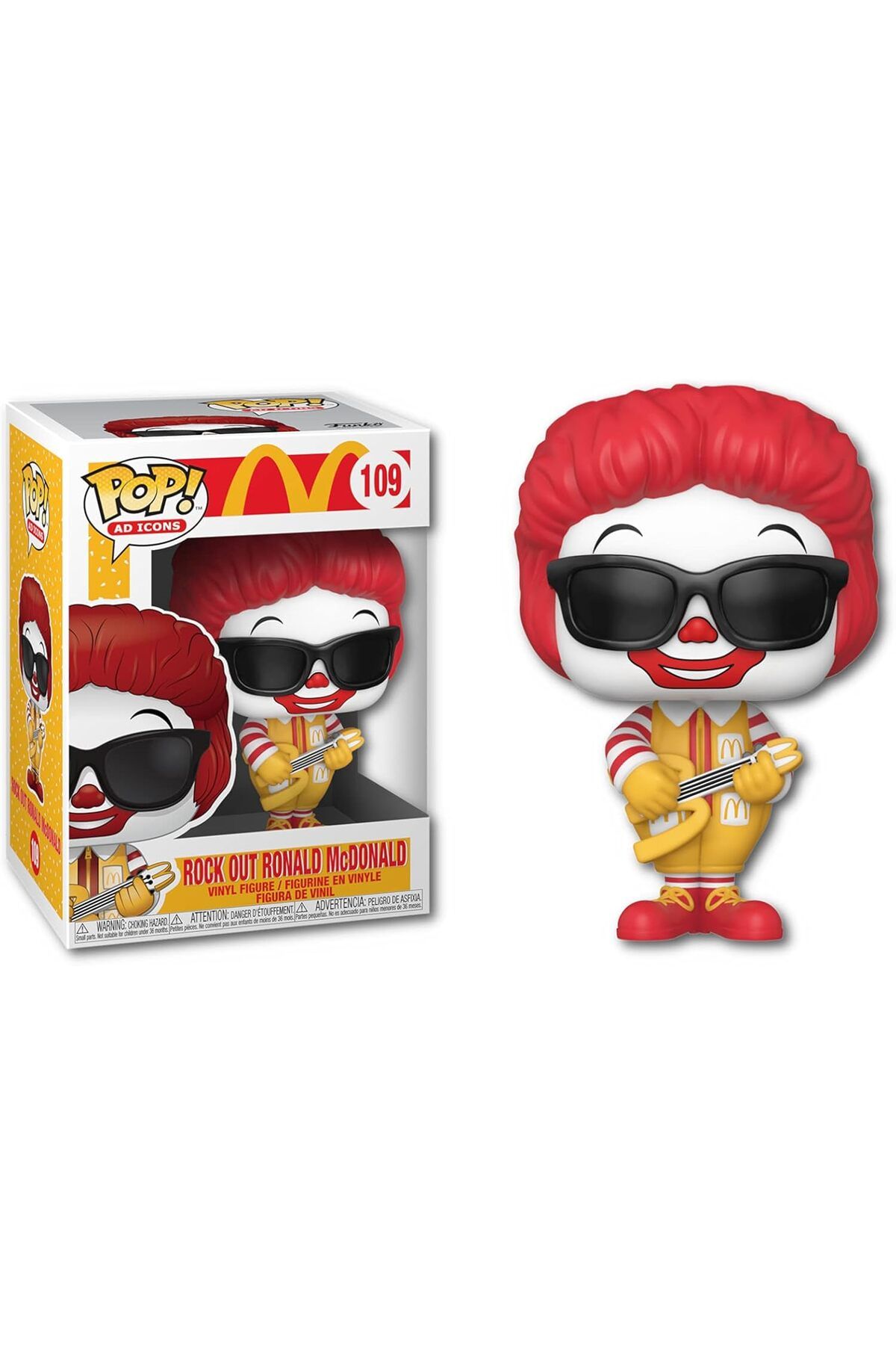 DERİK Derik POP Figür - Icons: McDonald's - Rock Out Ronald YENİ 1122015