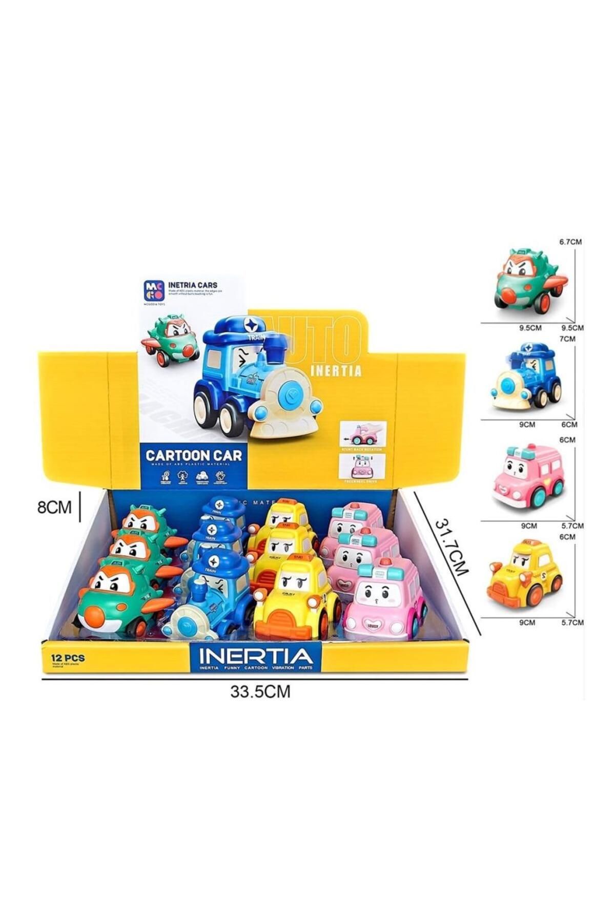 Shop58 HediyeCantam MG-D400-48 Sürtmeli Hareketli Sevimli Araçlar -Vardem Oyuncak