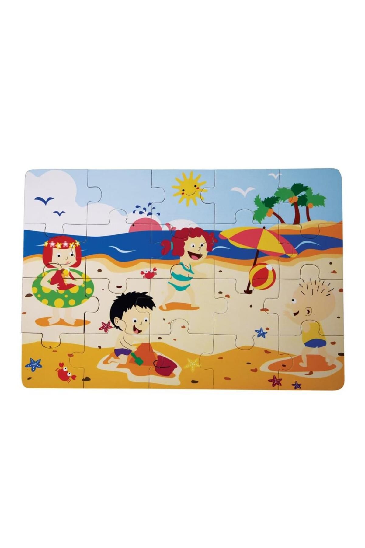 Shop58 CS-1282 YAZ AHŞAP YER PUZZLE