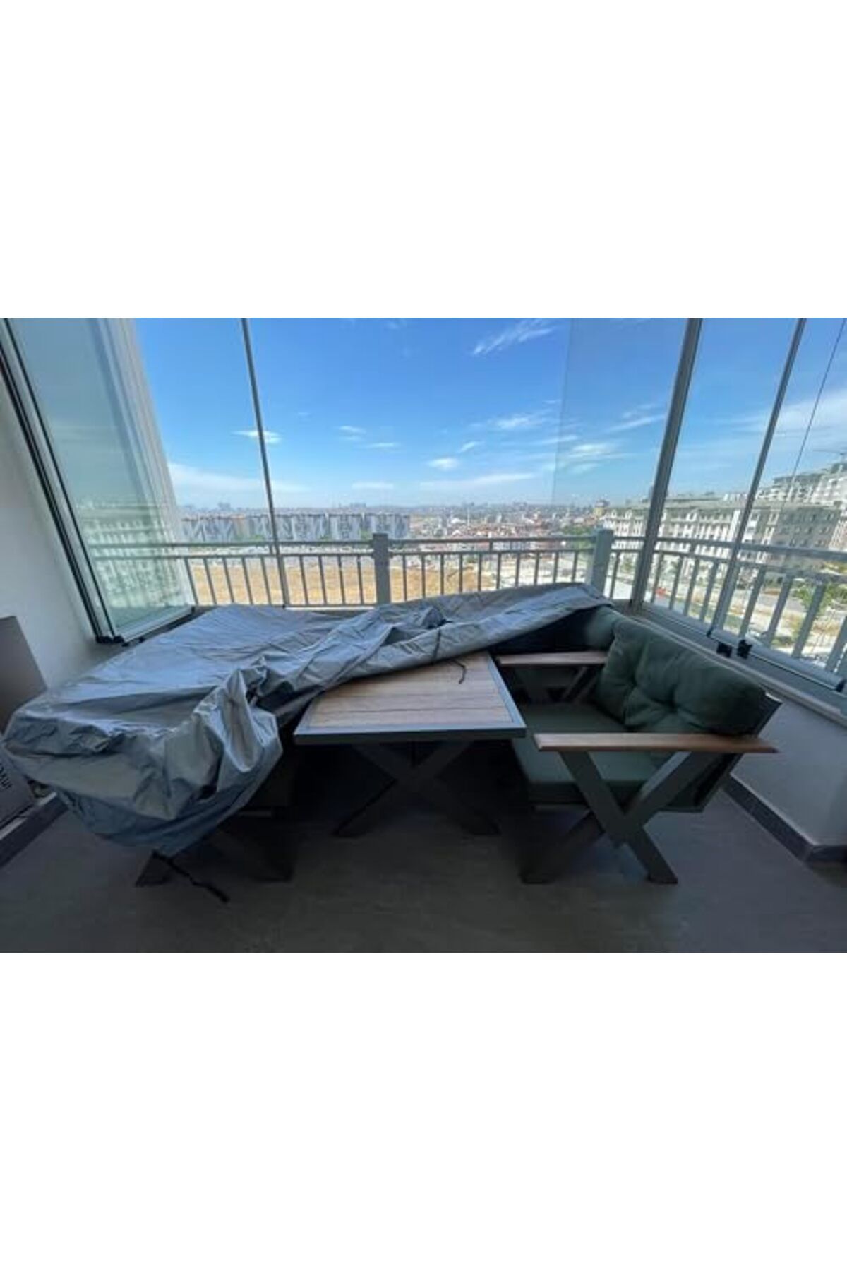 ÇAĞUR çağur Mobilya Koruma Örtüsü Branda (Gri, 200x160x80 cm(santimetre)) YENİ 1109945