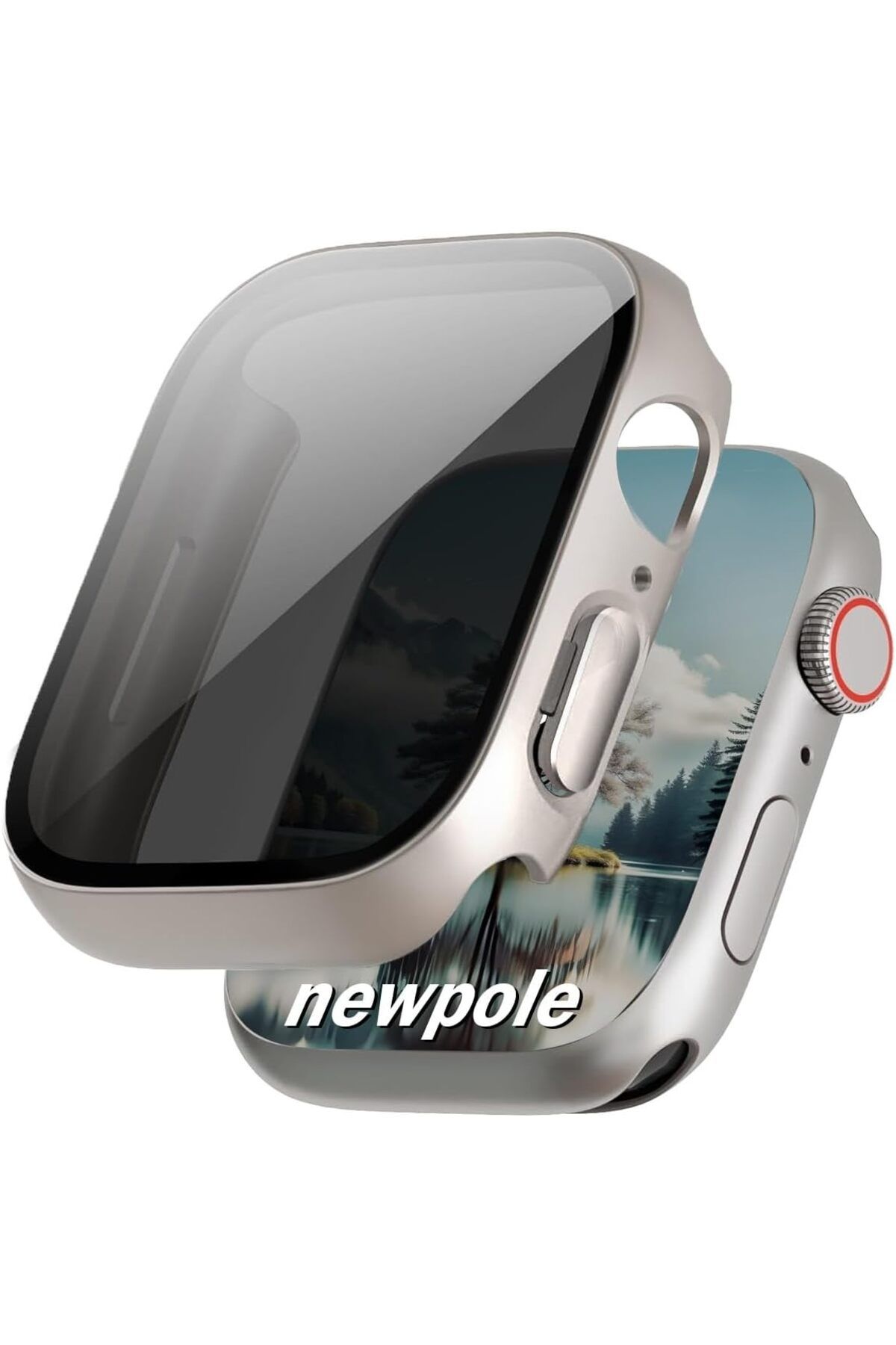 KDROĞLU KDROGLU Watch 9 8 7 41MM için Watch Hayalet Ekran Koruyucu Kırılmaz Cam Tam Kaplayan Watch Kasa K