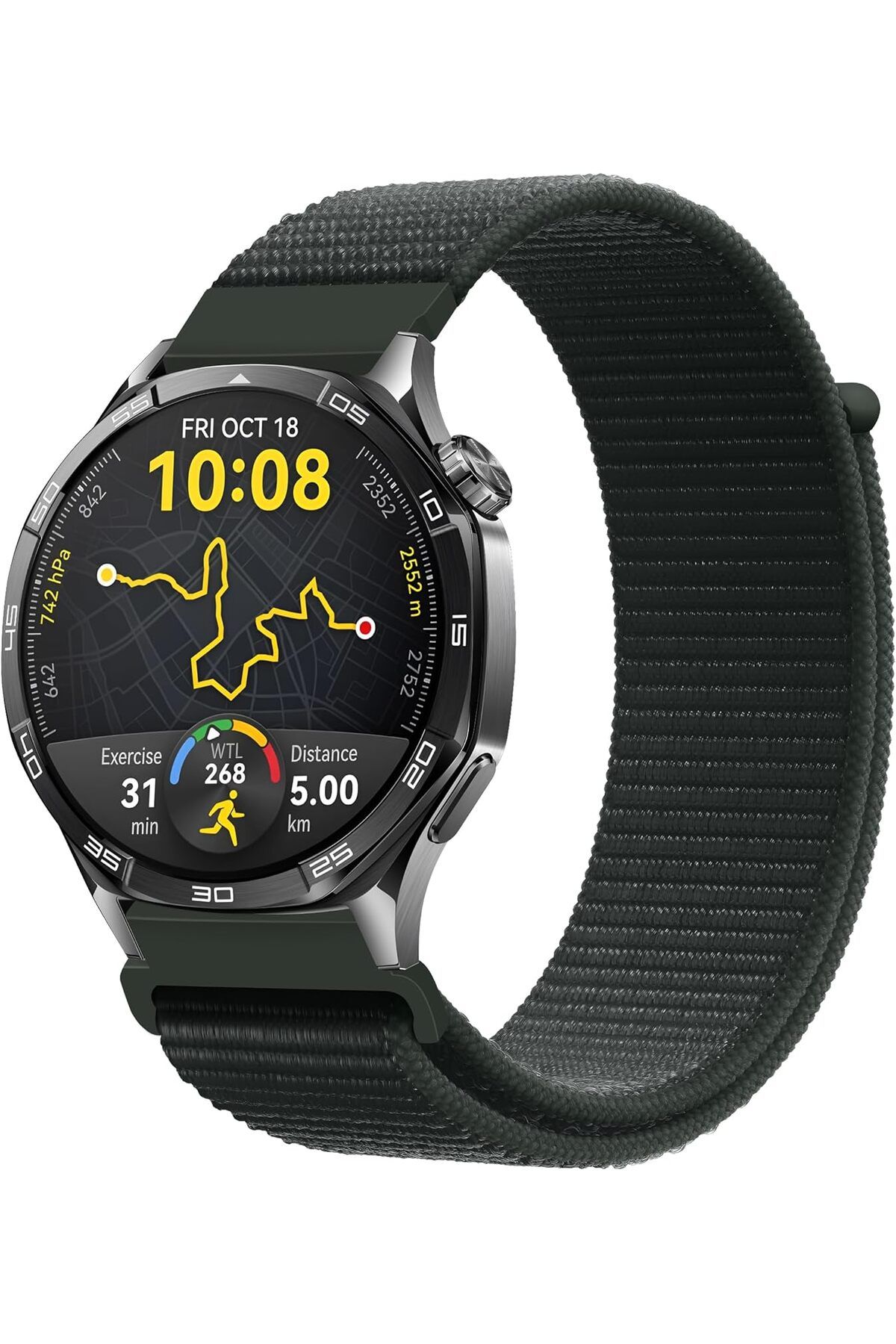 KDROĞLU KDROGLU 22mm ile Uyumlu Saatler için Hafif ve Rahat 46mm Hasır Kordon Watch (GT5 Pro/GT5/GT4/Watc