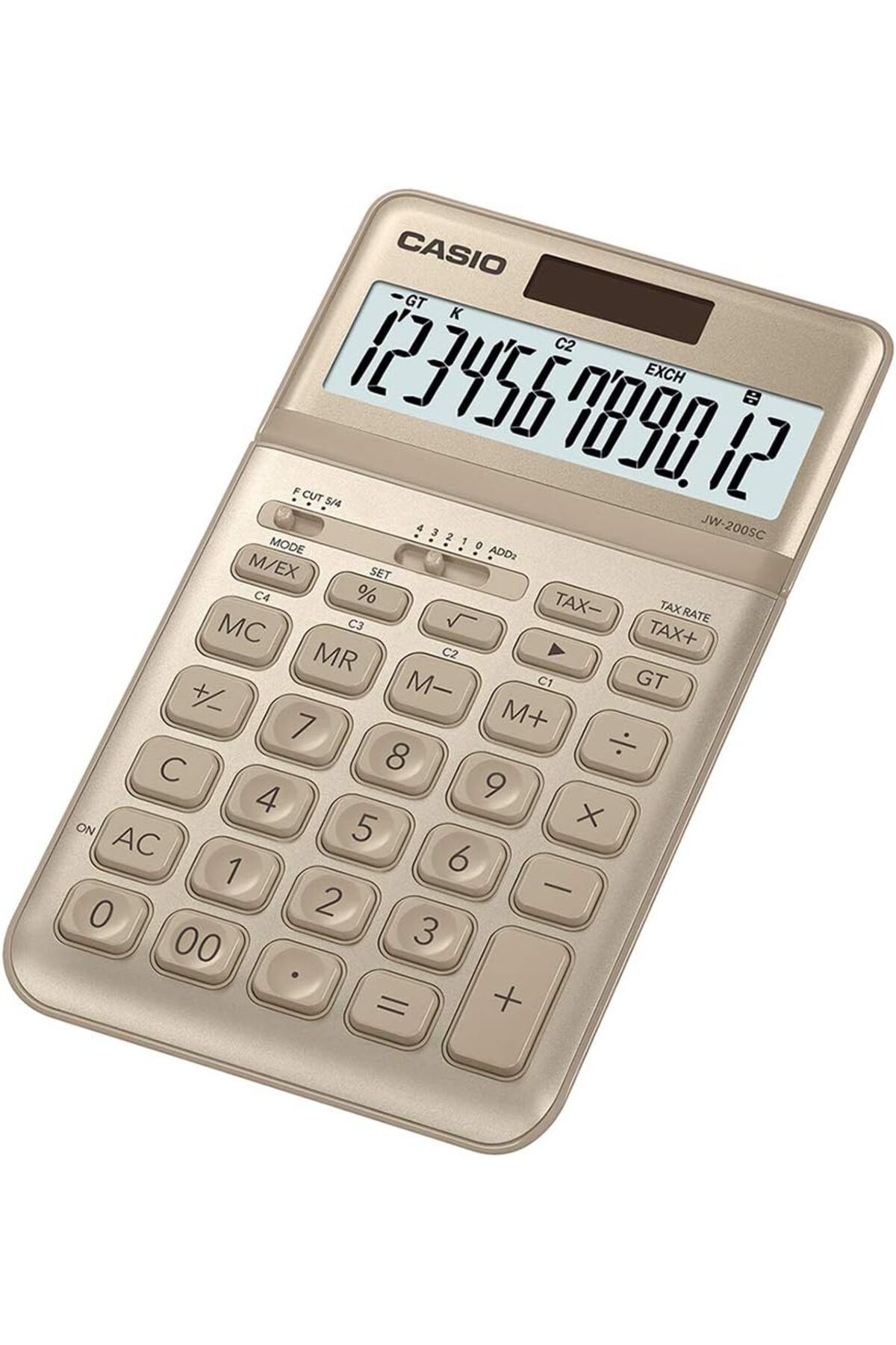 DERİK Derik JW-200SC-GD MASA TİPİ 12 HANE HESAP MAKİNESİ YENİ 1122015