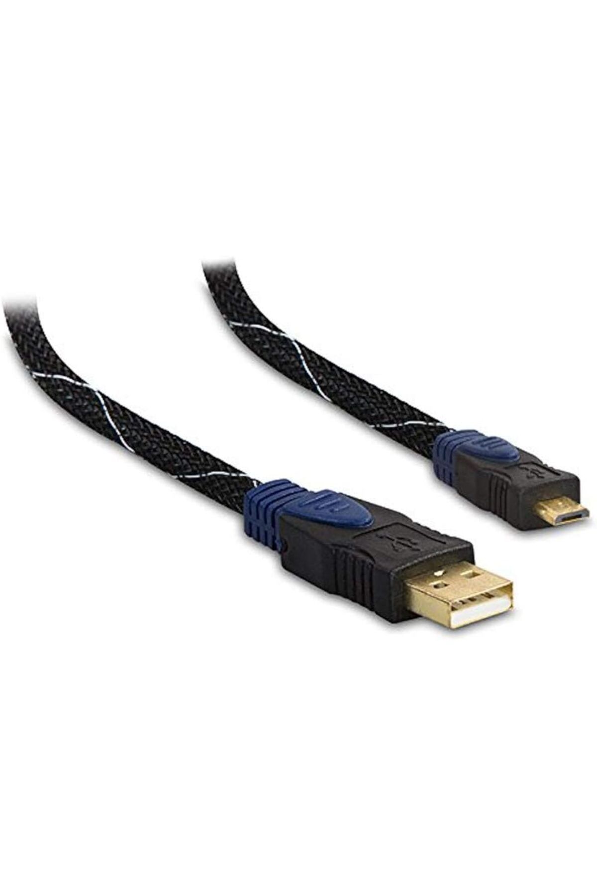 KDROĞLU KDROGLU SLX-982 için Gold Kılıflı Data + Şarj Kablosu Micro Usb2.0 1.5m Akıllı Telefonlar ve