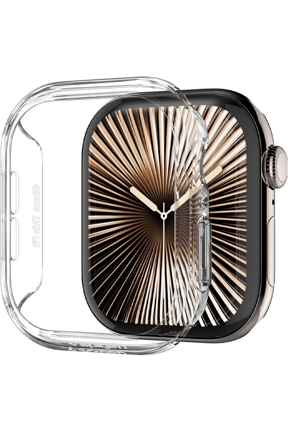 KDROĞLU KDROGLU Watch 46mm Seri 10 Kılıf Thin Fit Crystal Clear - ACS08602 New Desing 1109836