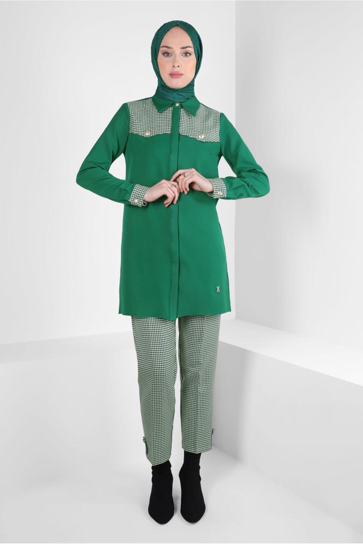 آلوینا ست شلوار طرح‌دار ۴۴۱۳۹