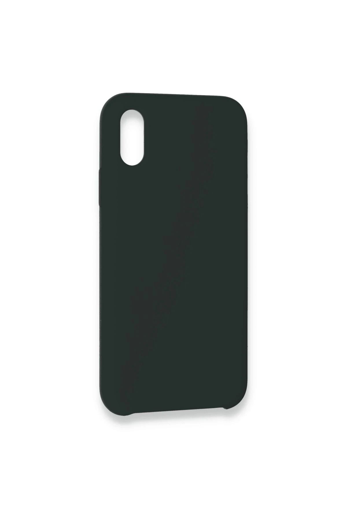 NewFace iPhone XS Max Uyumlu  Kılıf Lansman Legant Silikon - Koyu Yeşil BSTMY
