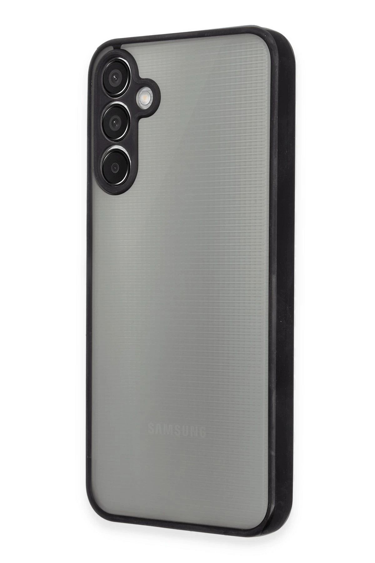NewFace Samsung Galaxy M15 Kılıf Montreal Silikon Kapak - Siyah BSTMY