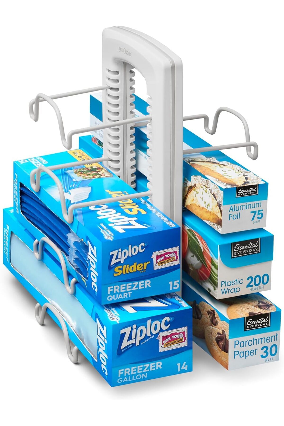STOREMAX cmllashop 50173 WrapStand Kitchen Wrap Box Düzenleyici, Tek Boy, New Caddy 542093