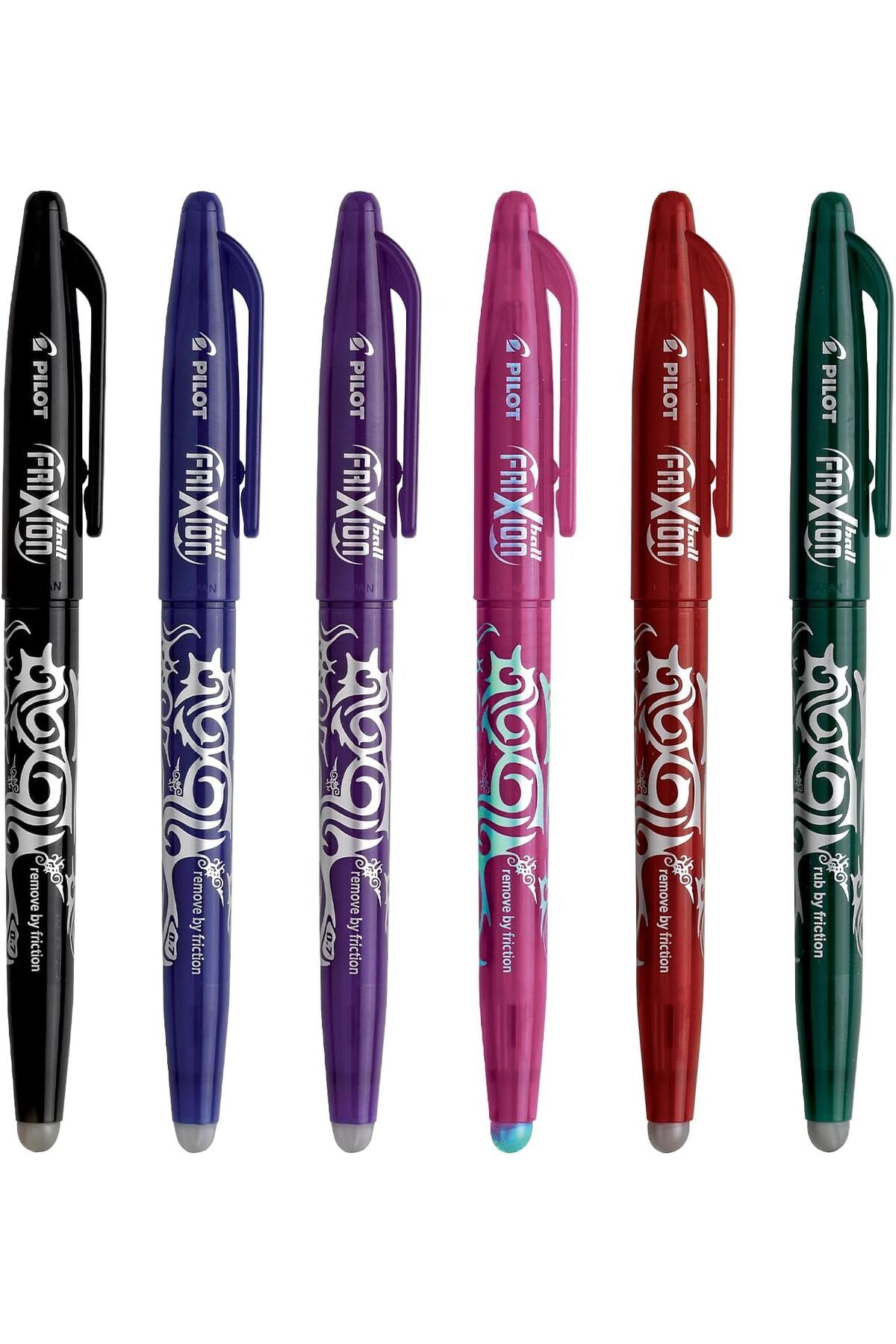 ÇAĞUR çağur FriXion Ball Silinebilir Jel Mürekkepli Roller Kalem - 0.7 mm - 6'lı Set YENİ 1109945