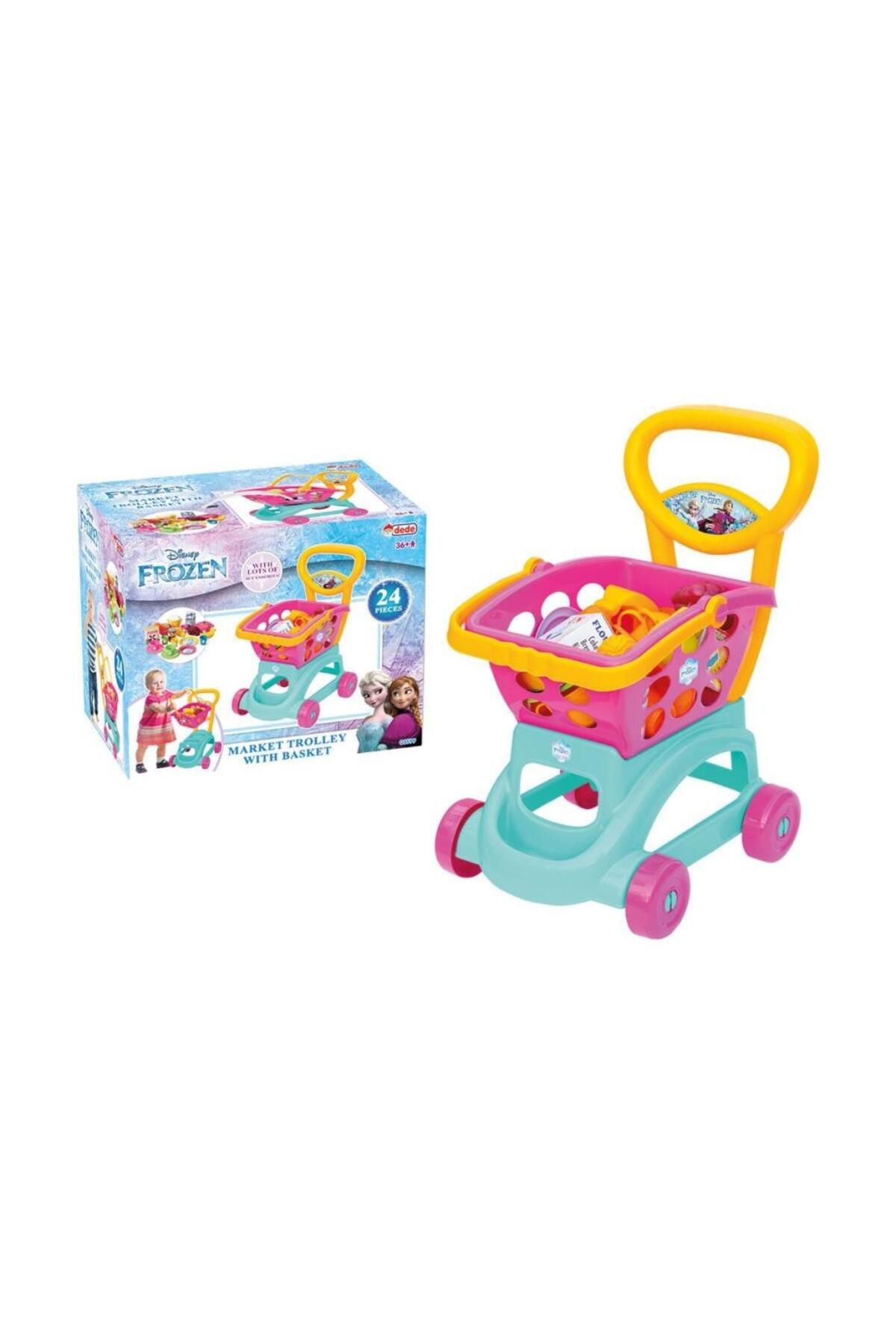 Shop58 HediyeCantam 03599 Dede, Frozen Sepetli Market Arabası