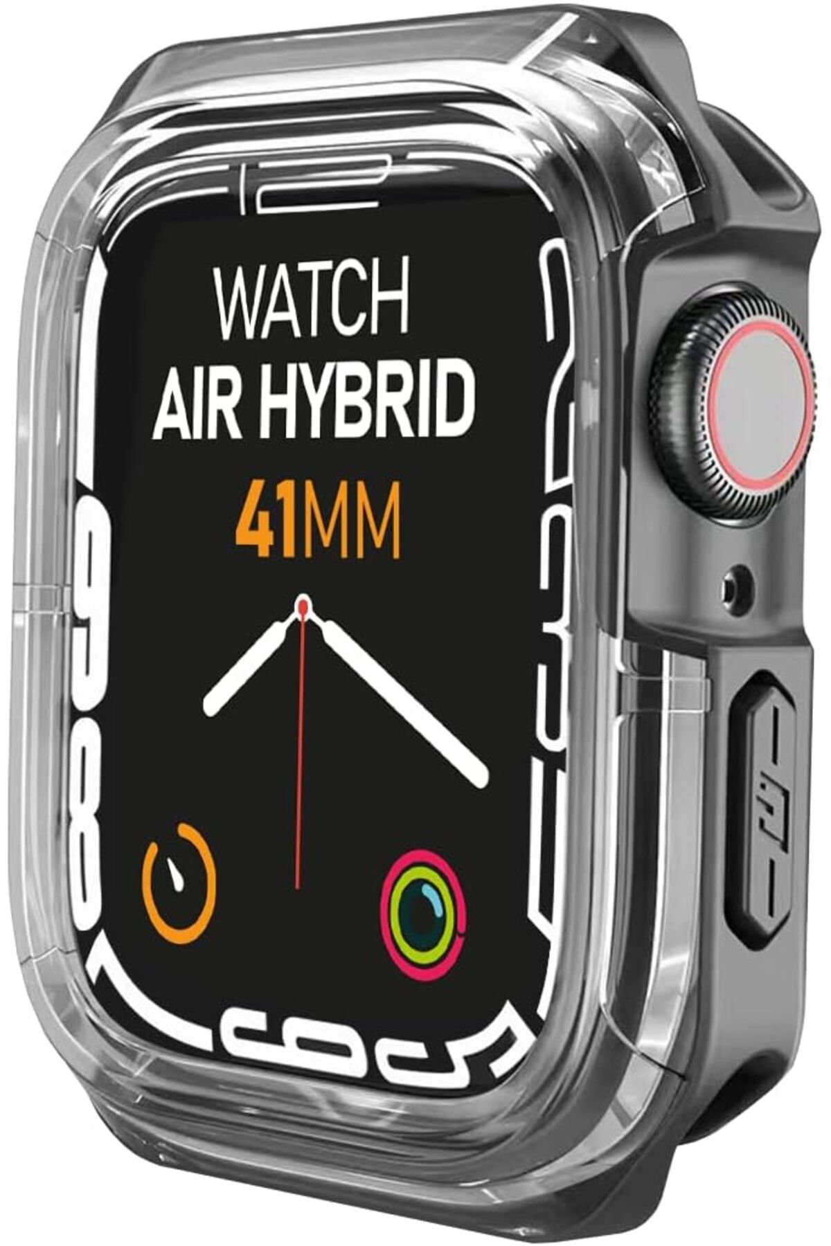 KDROĞLU KDROGLU LABS Watch 8/7 Uyumlu Air Hybrid Kılıf 41mm, Darbeye Dayanıklı Koruyucu Silikon Kılıf