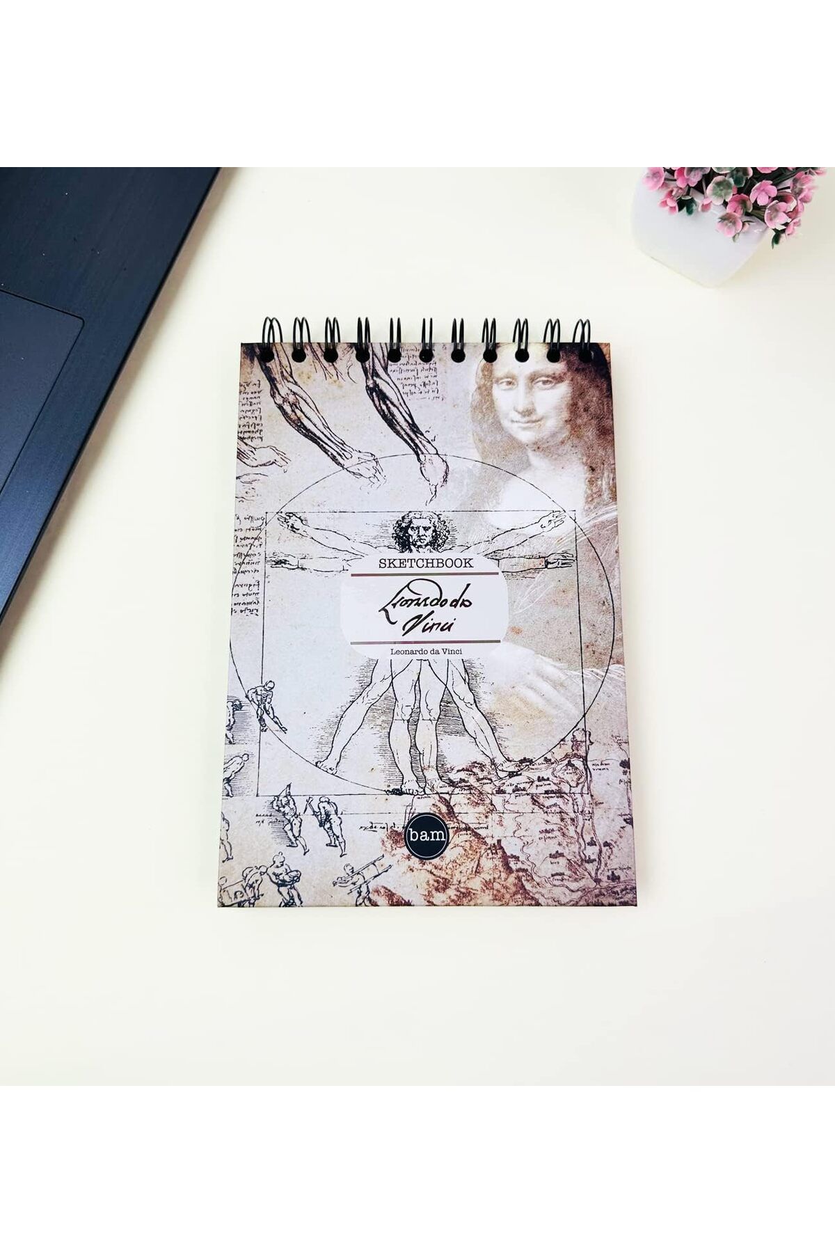 KDROĞLU KDROGLU Üstten Spiralli Sketch Book - Eskiz Defteri - Siyah Sayfa - 260 Gr - 56 Yaprak New Desing 1