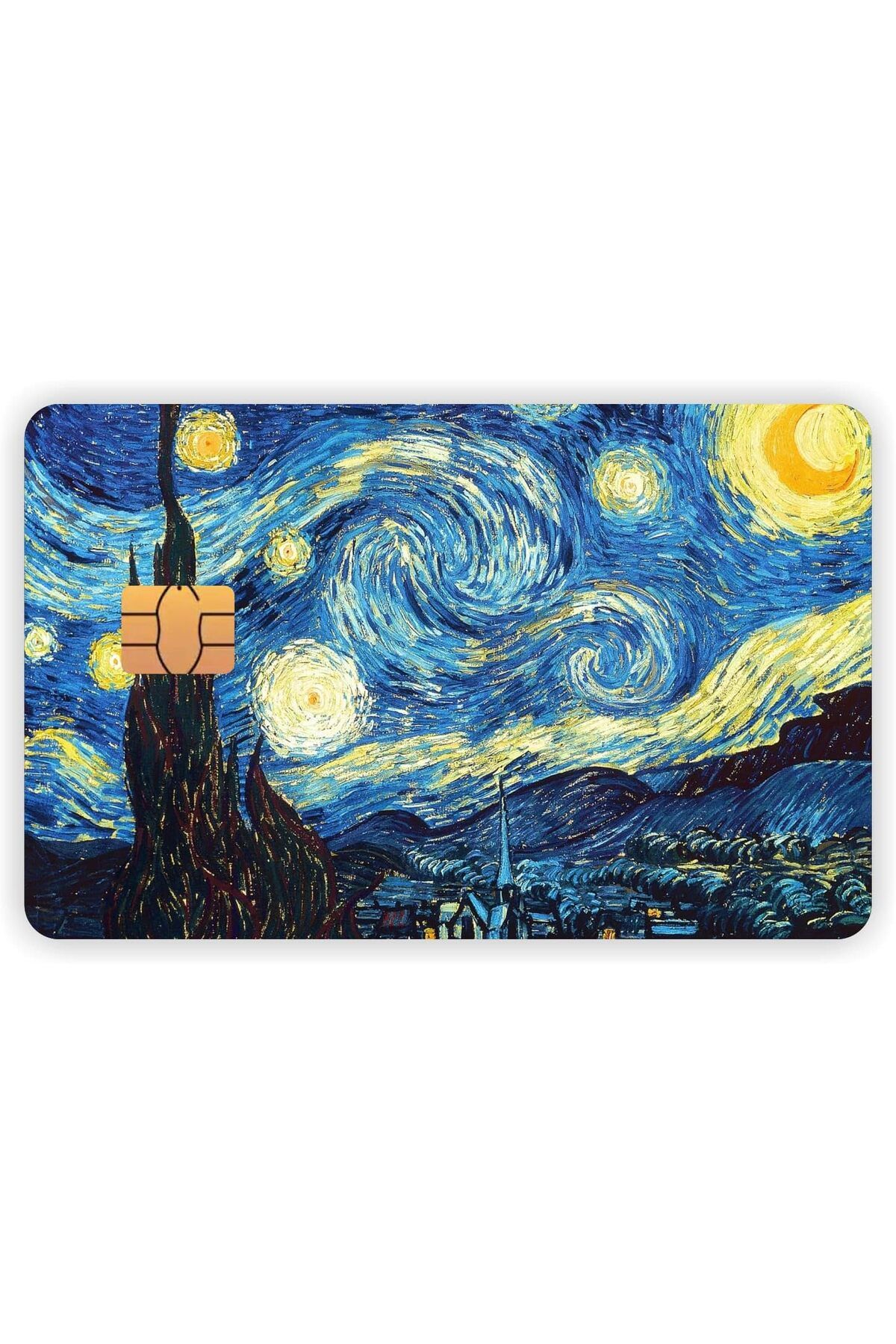 KDROĞLU KDROGLU Aksesuar Van Gogh Kart Kaplama Sticker Kart Etiketi New Desing 1109836