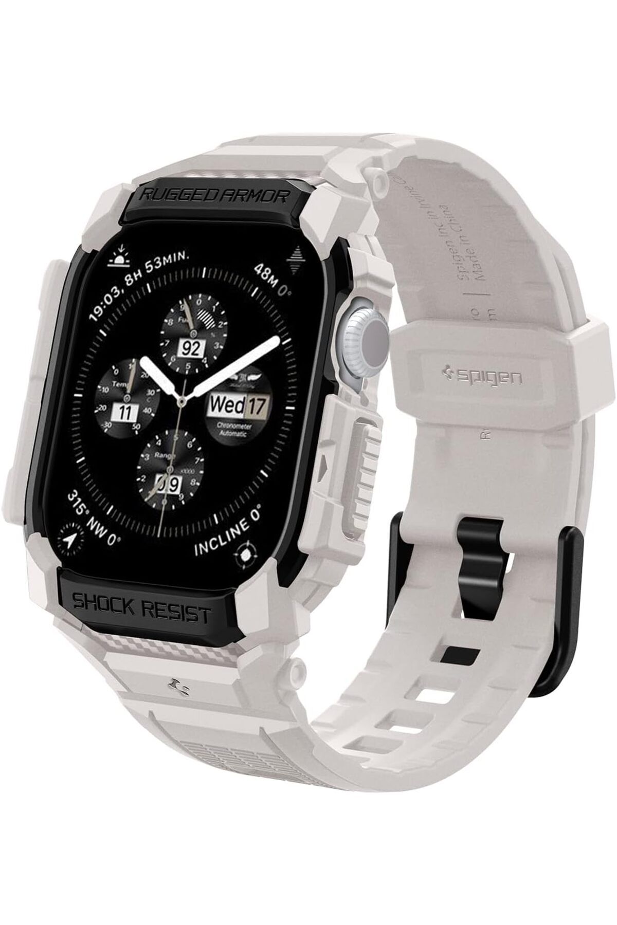 KDROĞLU KDROGLU Rugged Armor Pro bileklik, Watch 10 42 mm (2024) ile uyumlu kılıf New Desing 1109836