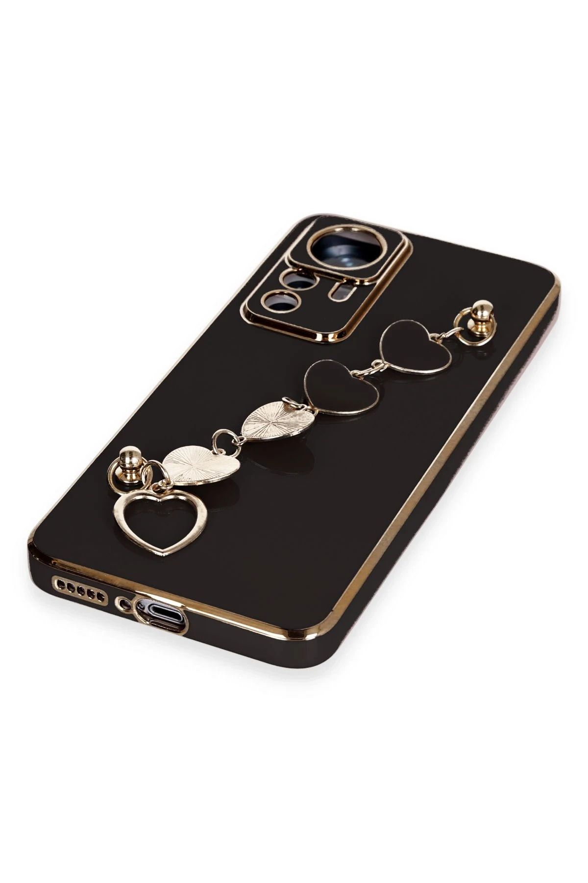 NewFace Xiaomi Mi 12T Pro  Uyumlu Kılıf Esila Silikon - Siyah BSTMY