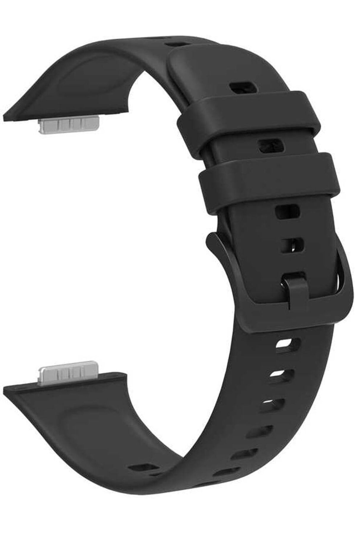 KDROĞLU KDROGLU Watch Fit 2 Kordon, Silicone Sport Band Siyah New Desing 1109836
