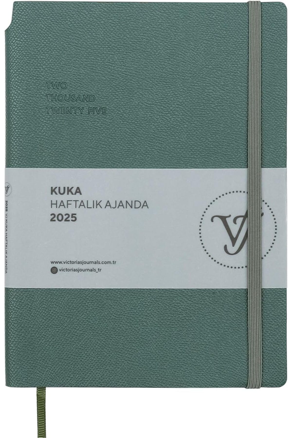 KDROĞLU KDROGLU 2025 Haftalık Ajanda A5 (14x21cm) Esnek Kapak Ivory 80gr. New Desing 1109836