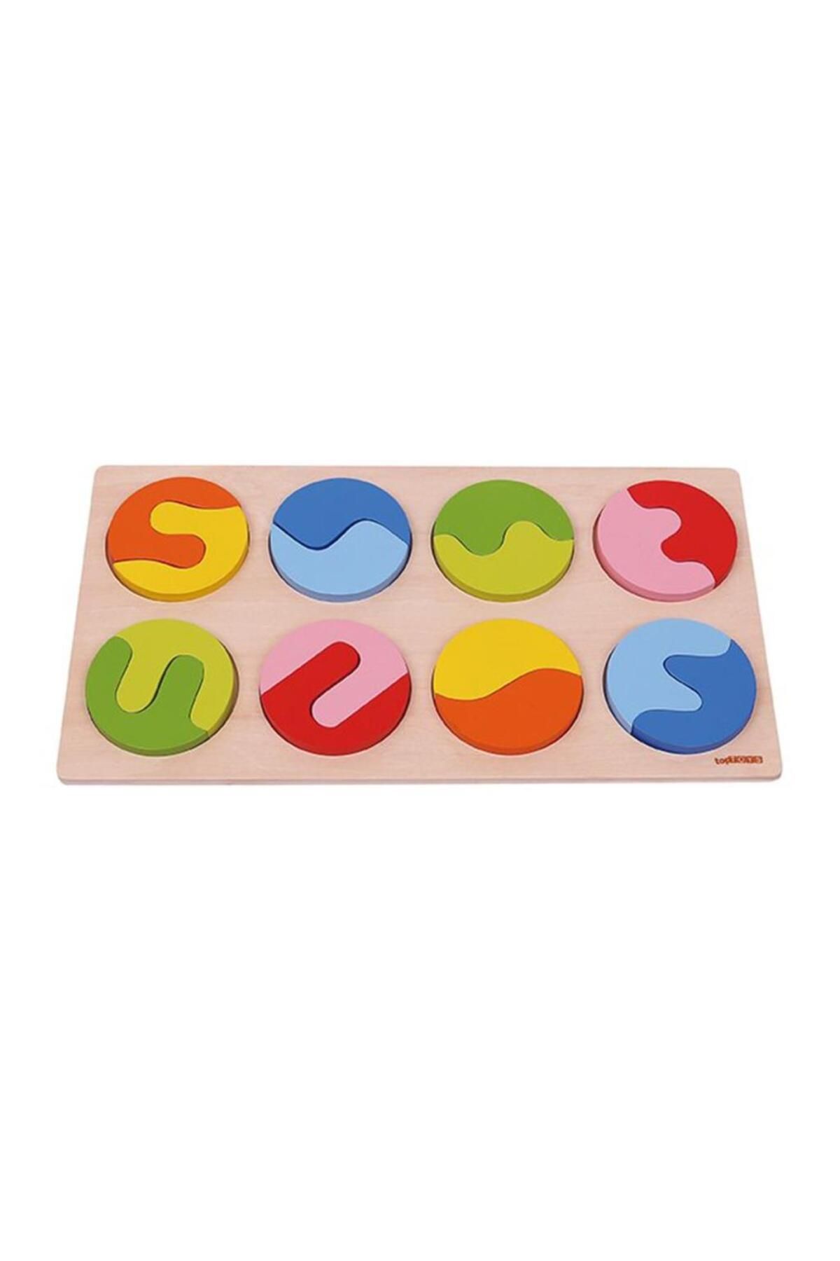 Shop58 HediyeCantam HediyeCantam 1012-SKC Chiva, Parça Bütün Daire Tamamlama - Ahşap