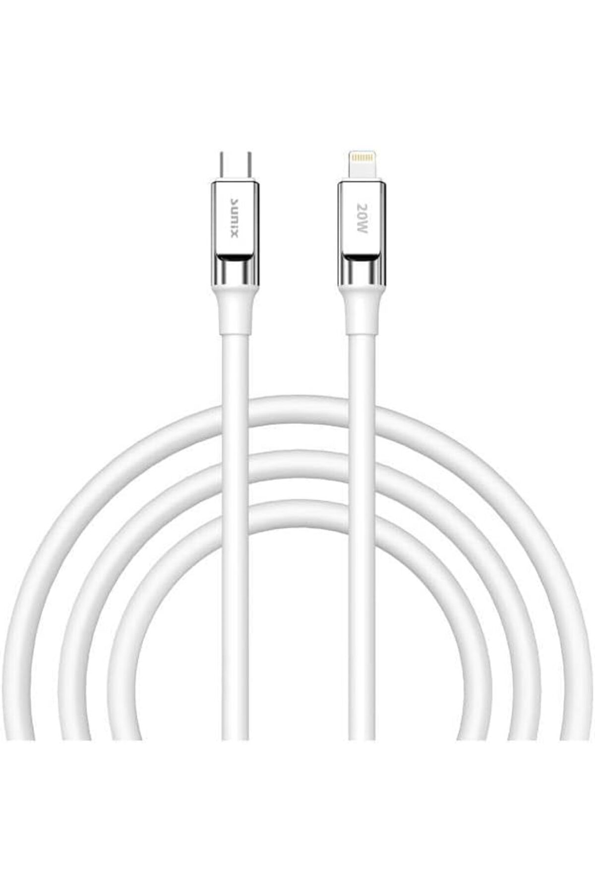 KDROĞLU KDROGLU SC-67 20W USB-C Lightning Şarj ve Data Kablosu Beyaz New Desing 1109836