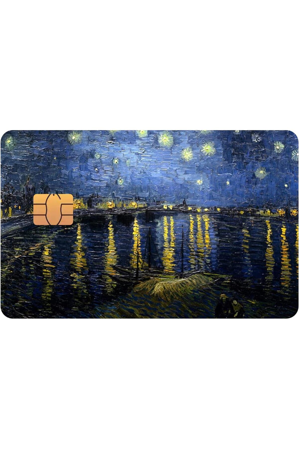 KDROĞLU KDROGLU Aksesuar Van Gogh Kart Kaplama Sticker Kart Etiketi Model 2 New Desing 1109836