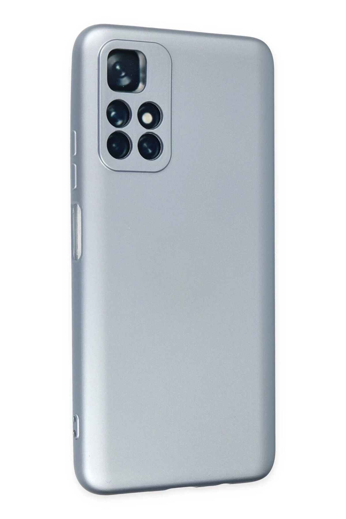 NewFace Xiaomi Redmi Note 11T Uyumlu Kılıf Nano içi Kadife Silikon - Sky Blue BSTMY