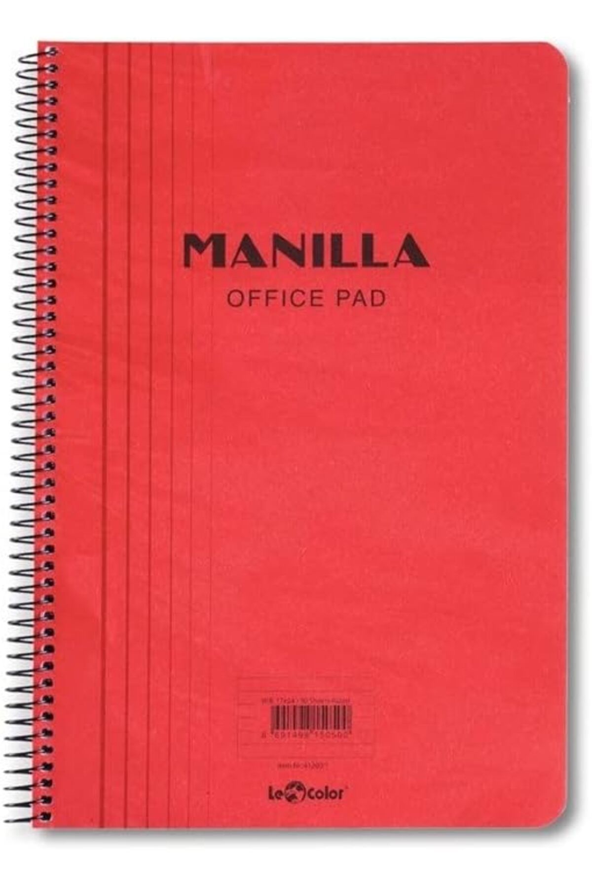 KDROĞLU KDROGLU Color Manilla Ofis Defter A4 Kareli Kırmızı New Desing 1109836