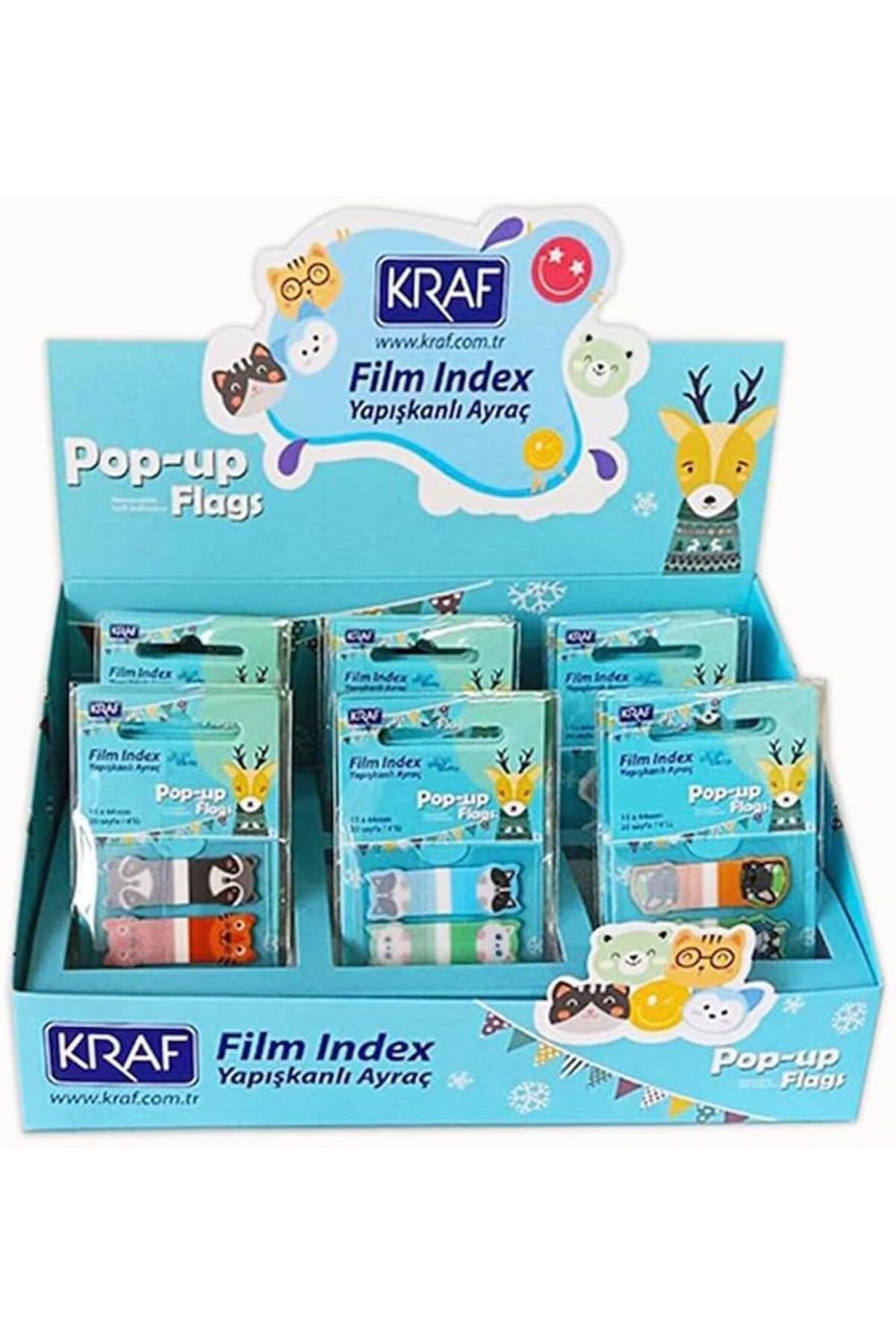 ÇAĞUR çağur INDEX FILM (PP) 15x44MM POP-UP 4'LÜ X 20YP DESENLİ 120'Lİ 41544 YENİ 1109945