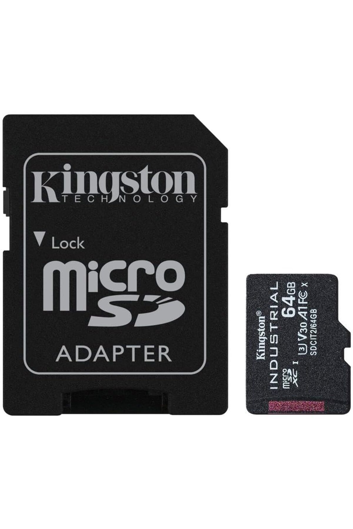 STOREMAX lbstorex Endüstriyel microSD - 64 GB microSDXC Endüstriyel C10 A1 pSLC Kartı + SD Adaptör - SDCI