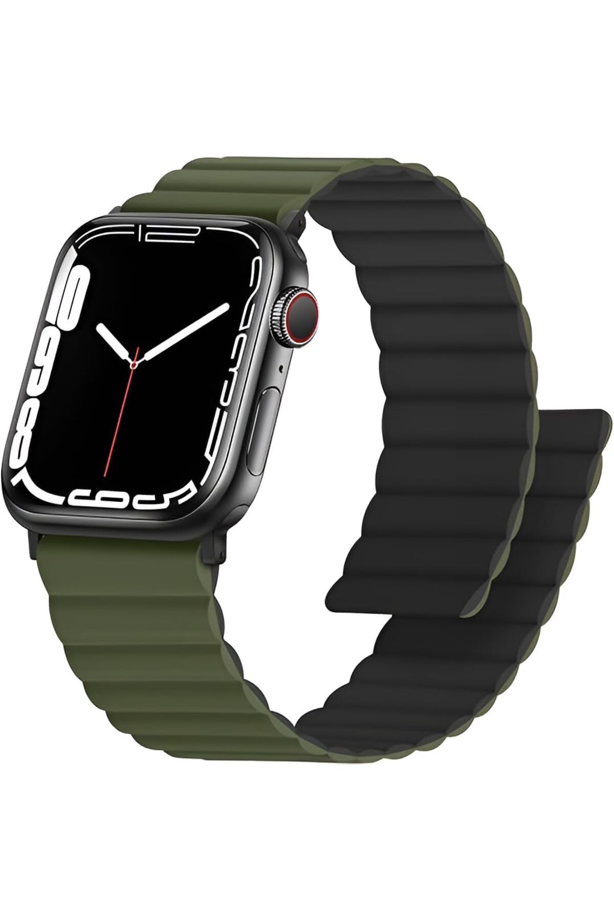 STOREMAX lbstorex Watch ile Uyumlu 42-44-45-46-49 mm için Çift Taraflı Kordon Bilekten Düşmeyen Güçlü