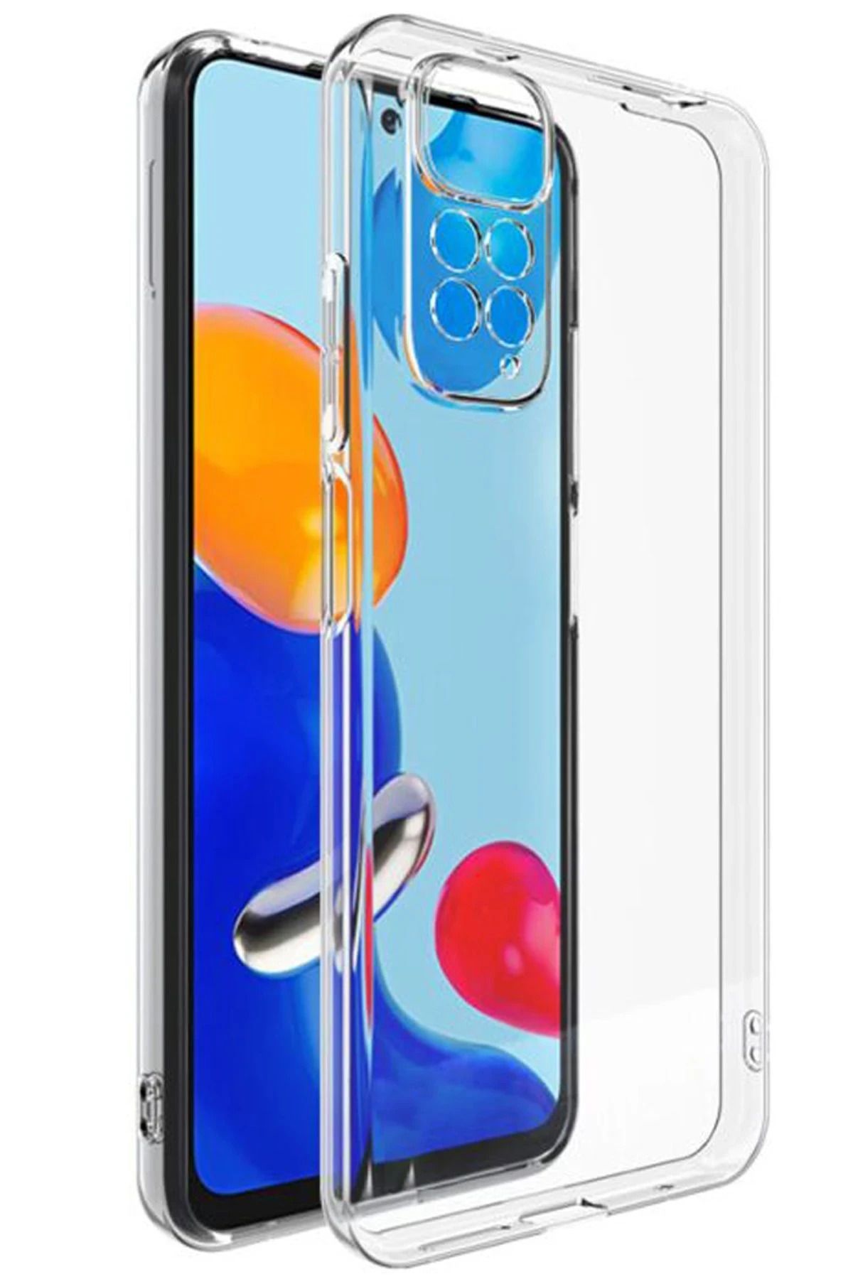 NewFace Xiaomi Redmi Note 11 Pro Kılıf Lüx Şeffaf Silikon BSTMY