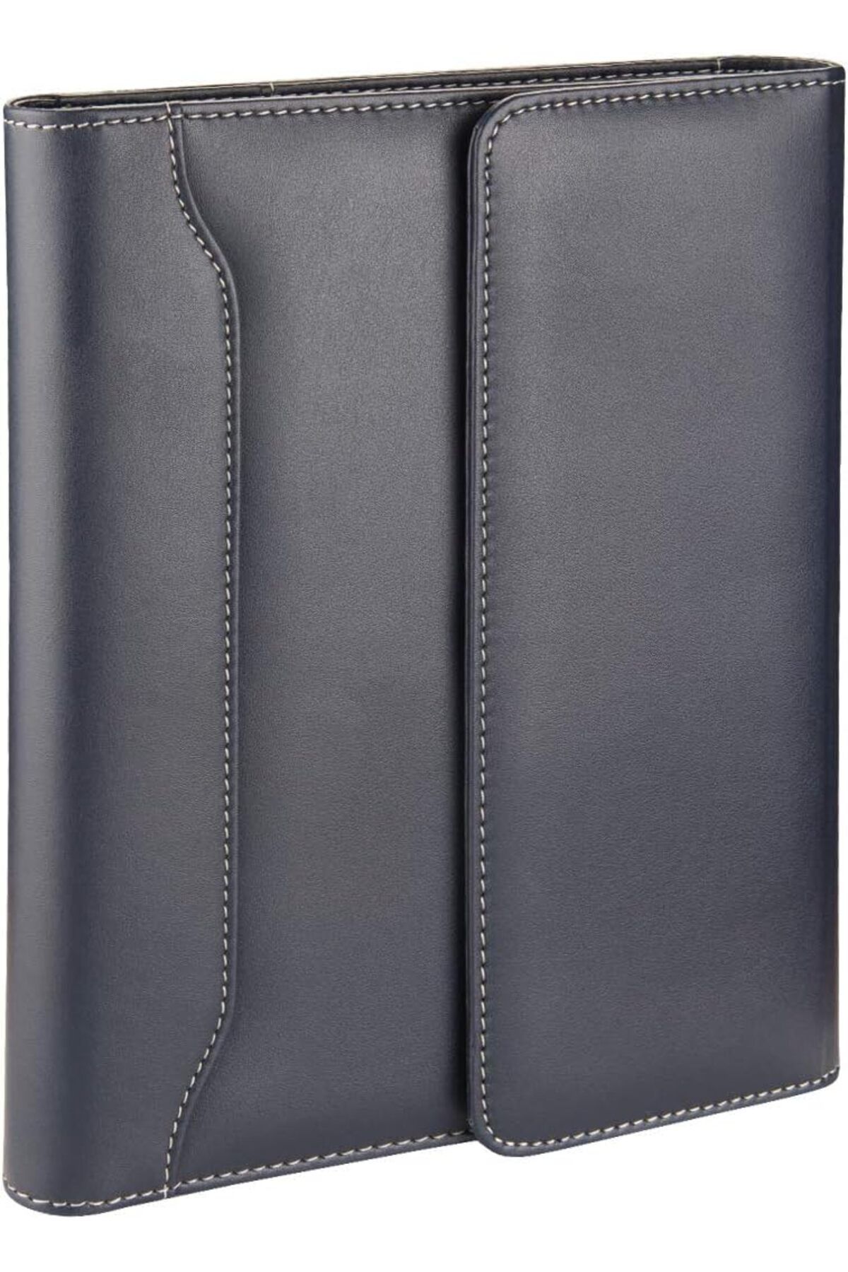 KDROĞLU KDROGLU 4515 Ajanda Tarihsiz Kareli 17X24 cm Ajanda/Defter Hesap Makineli Suni Deri Organizer, Laciv