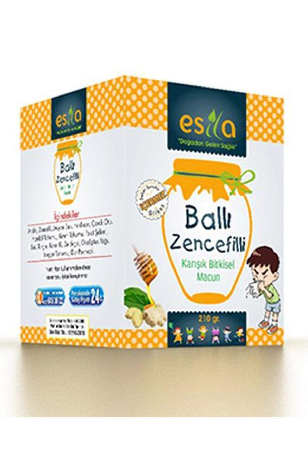 MBB ETİCARET Ballı Zencefilli Çocuk Macunu 210 Gr.- Özel
