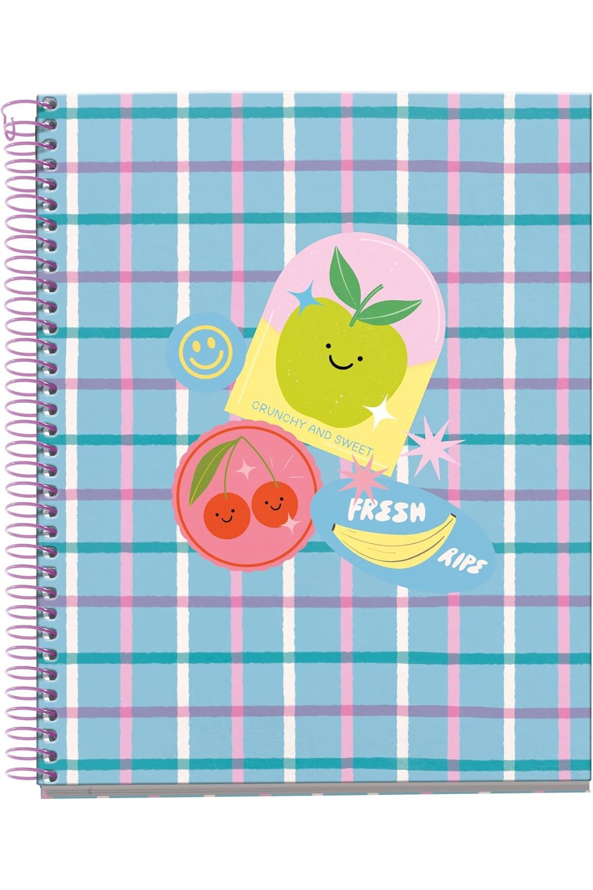 KDROĞLU KDROGLU Defter Mr A5 100 Sayfa Çizgili Spiralli Meyveler New Desing 1109836